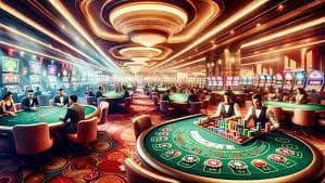 Layar keputusan pemain Speed Blackjack dengan tombol Hit, Stand, Double Down, dan Split
